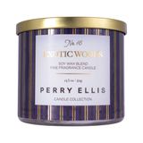Vela Perfumada Perry Ellis Exotic Woods Soy 60h De Tempo De Queima