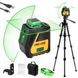 Nível De Laser Prexiso Prexiso 360 Com Tripé Ip54 Recarregável