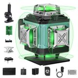 Nível De Laser Enriprt 16 Linhas Com Autonivelamento De 360° Com 2 Baterias
