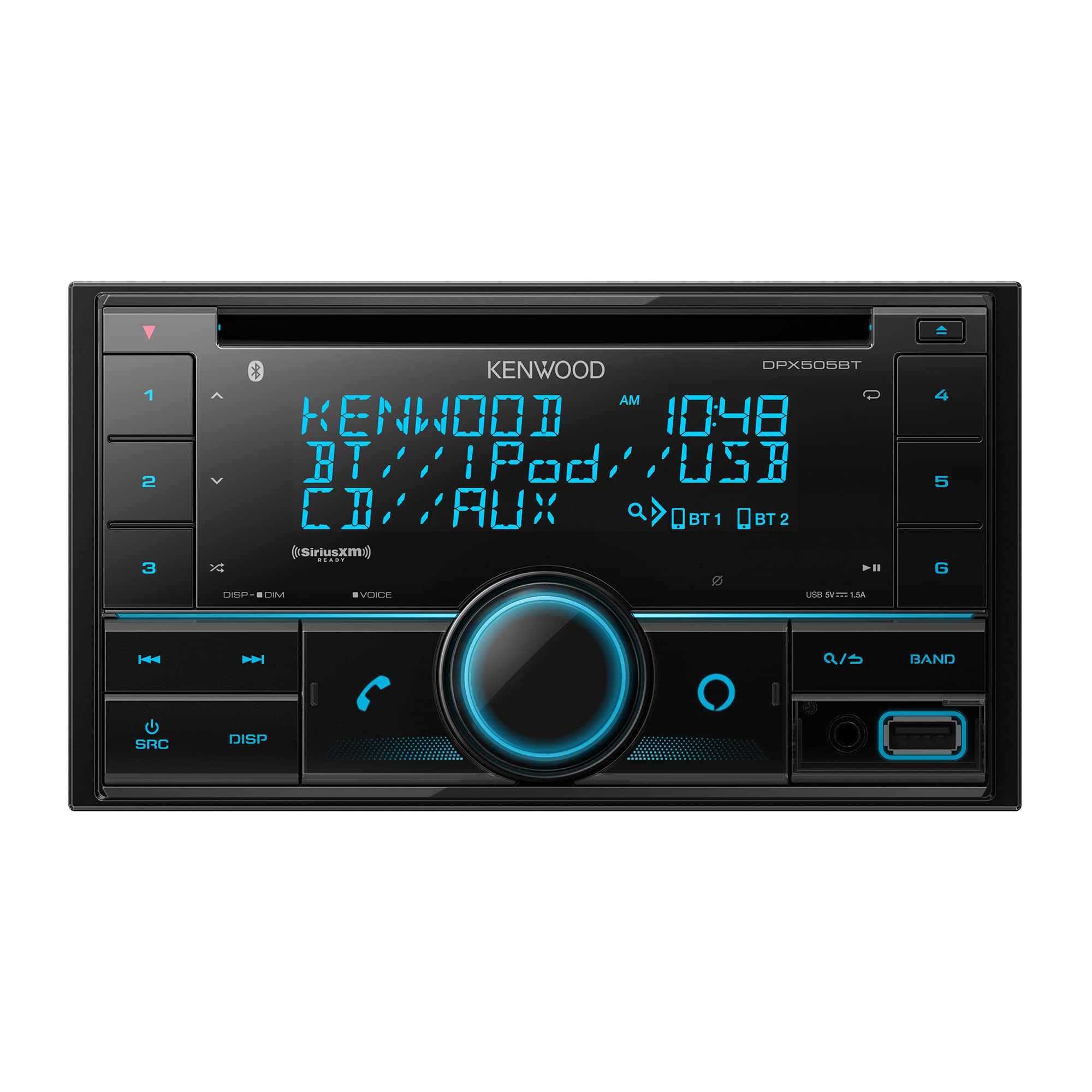 Estéreo De Carro Kenwood Dpx505bt Duplo Din Cd Am/fm Bluetooth