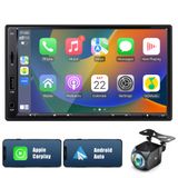 Estéreo Para Carro Zeminba De 7 Polegadas Double Din Wireless Carplay E Android