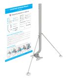 Antena Mount Waveform Ultrapole, Poste J De 33 Cm Para Telhados/paredes