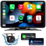 Tela Sem Fio Carplay E Android Auto Veqotya 7" Hd