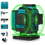 Nível De Laser Takamine 3x360° 12 Linhas, Autonivelamento Com Controle Remoto