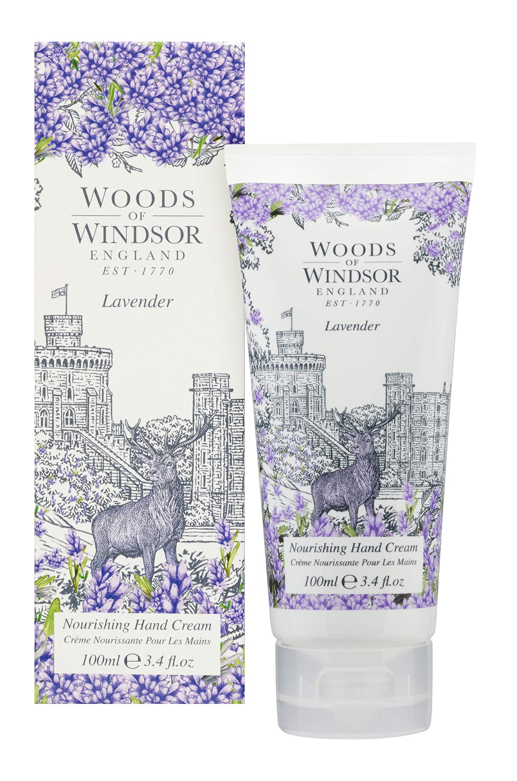 Creme Para Mãos Woods Of Windsor Lavender Nutritivo 100 Ml Para Mulheres