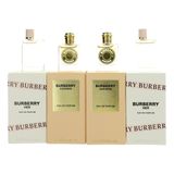Conjunto De Perfume De Presente Burberry Para Mulheres: Goddess Edp 5ml &amp; Her E