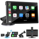 Tela Carplay Sem Fio Boxgvo De 9 Polegadas Com Câmera De Painel 4k E Gps