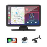 Tela Carplay Xbay De 7 Polegadas Com Câmera De Backup, Gps, Bluetooth
