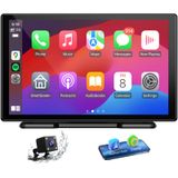 Tela Carplay Volam Portable Android Auto De 9 Polegadas Com Câmera