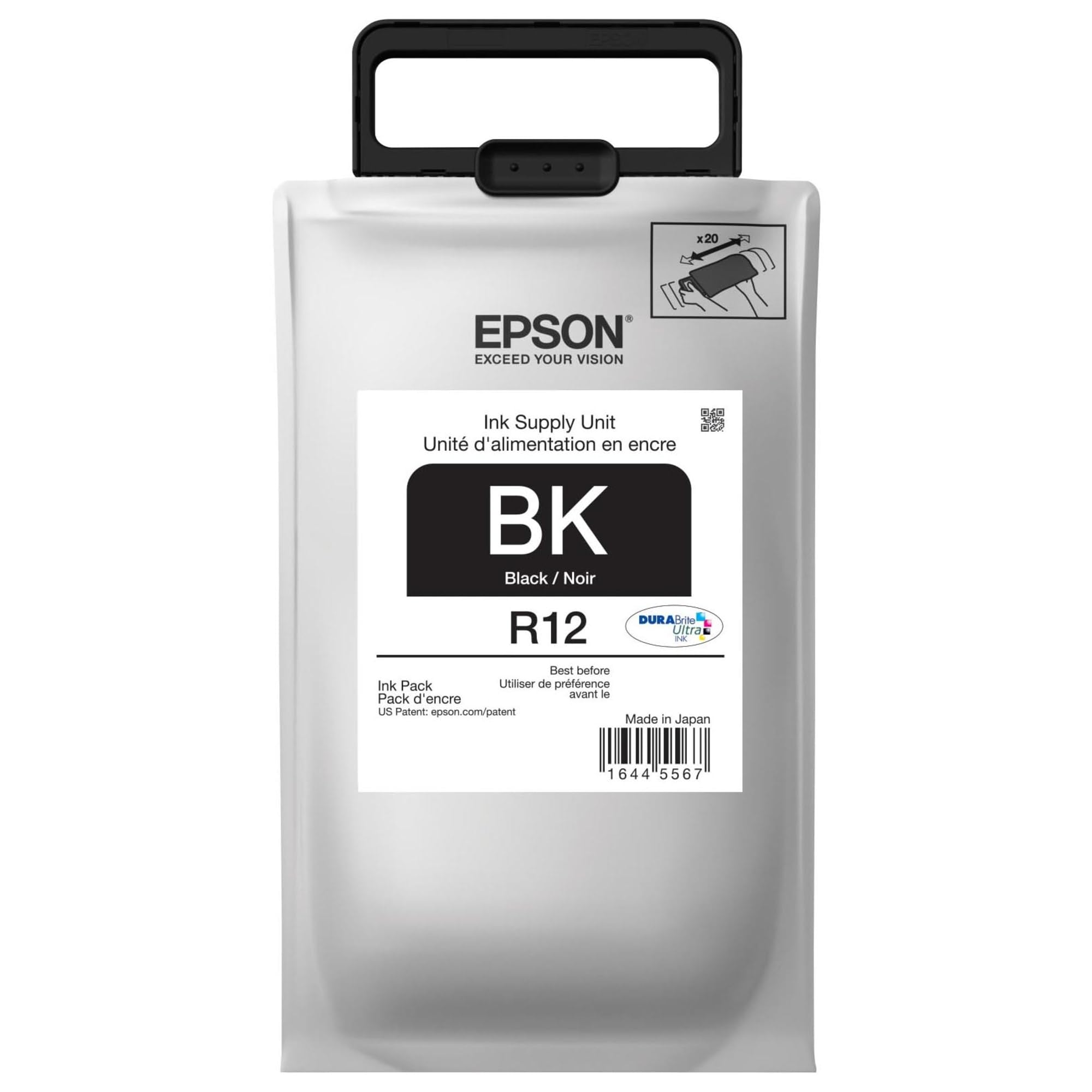 Tinta Epson Durabrite Ultra Standard Capacity Preta Tr12120