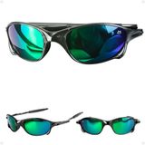 Oculos Sol Acetato Azul Lupa + Masculino Proteção Uv Moda