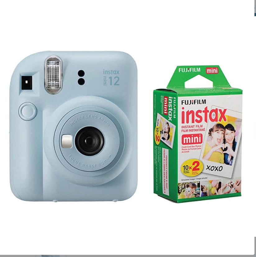 Câmera Instantânea Fujifilm Instax Mini 12 Com Filme Bônus De 20 Folhas