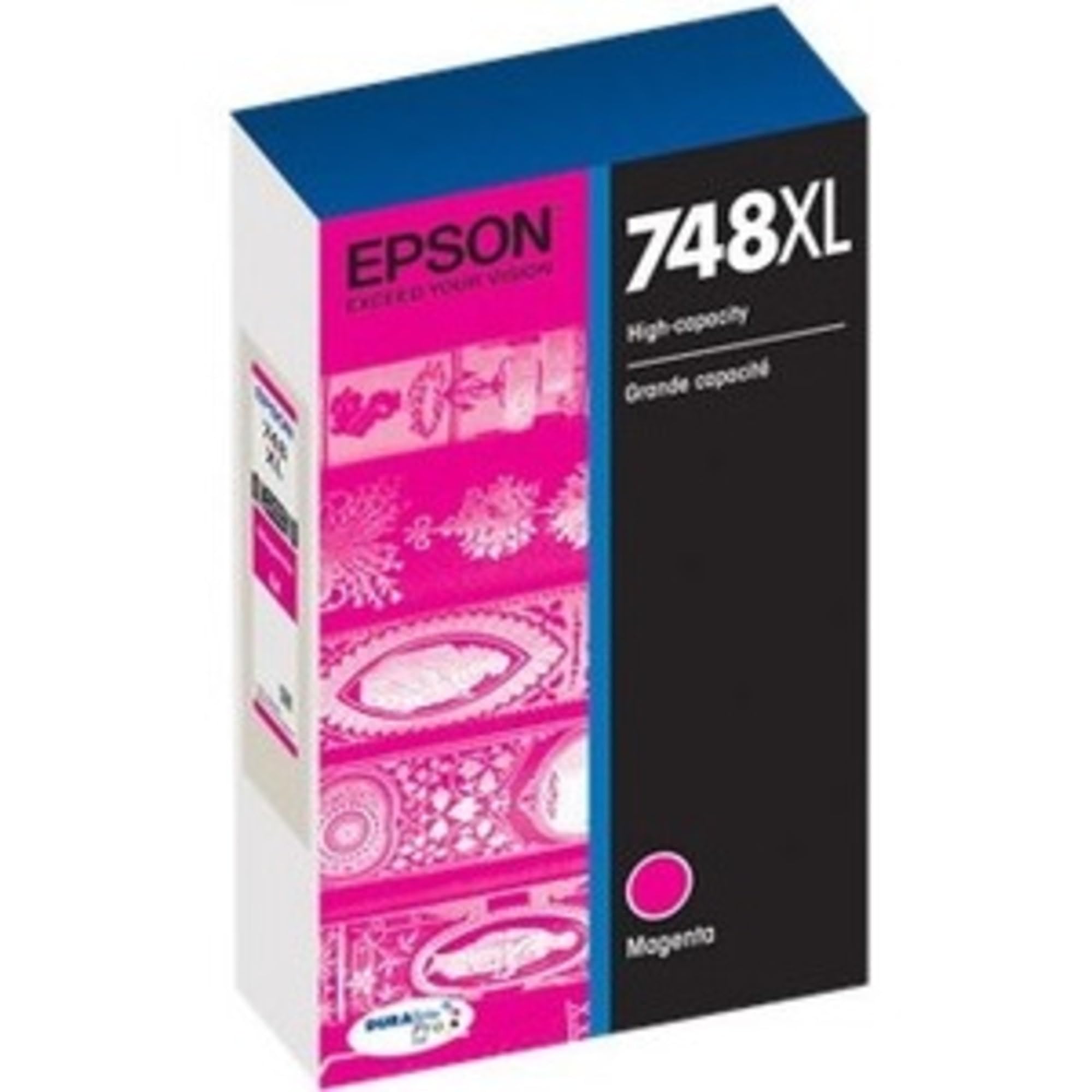 Cartucho De Tinta Epson 748 Durabrite Pro Magenta De Alta Capacidade