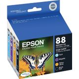 Cartucho De Tinta Epson 88 Durabrite Ultra Black &amp; Color Combo