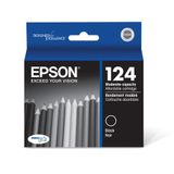 Cartucho De Tinta Epson 124 Durabrite Ultra Black T124120-s
