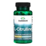L-citrulina 850mg Swanson 60 Cápsulas Importado