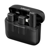 Microfone Sem Fio Ulanzi J-12 Lightning Lapela Ios Preto