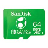 Cartão Memória Micro Sd Sandisk 64gb P/nintendo 100mbs