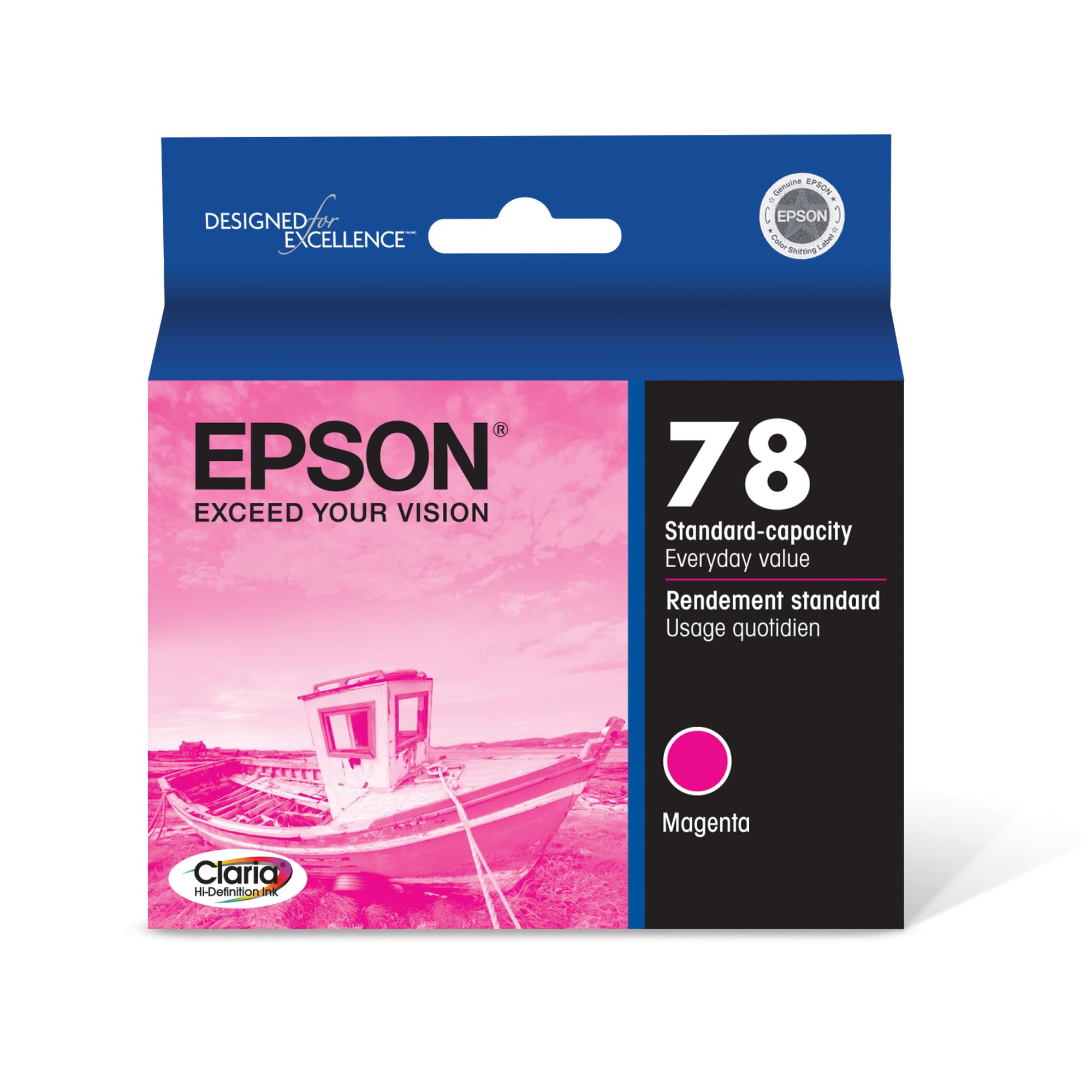Cartucho De Tinta Epson 78 Claria Magenta De Alta Definição T078320