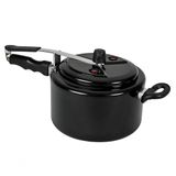 Panela De Pressão Teflon Antiaderente 5 Litros Preta Gourmet