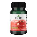 Óleo Fígado Bacalhau 700mg Swanson 30 Sgels Importado