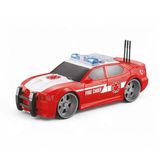 Carrinho De Fricção Policia Miniatura City Rescue Som Luz