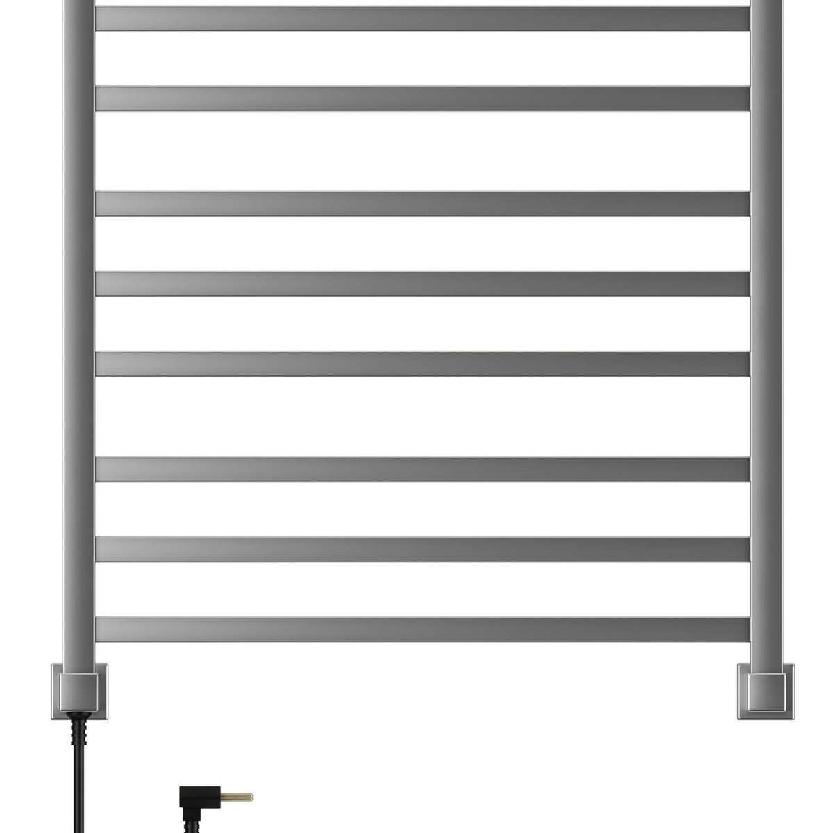 Toalheiro Elétrico Luxo Inox Bivolt E Bilateral Cinza