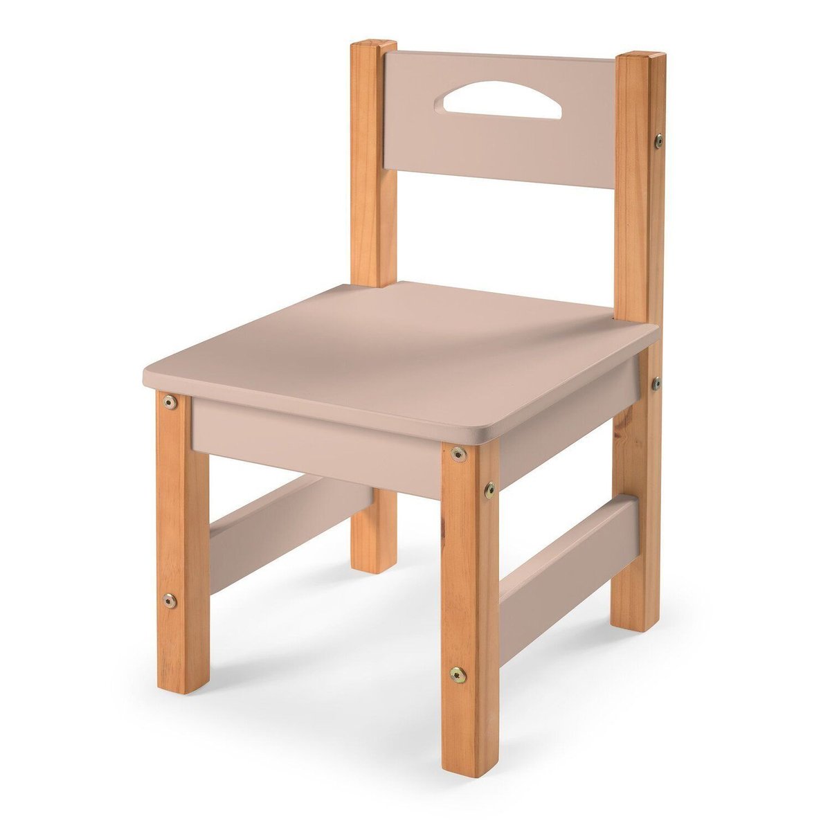 Cadeira Infantil 58cm X 30cm X 30cm Pumba Rosa Bb/amêndoa