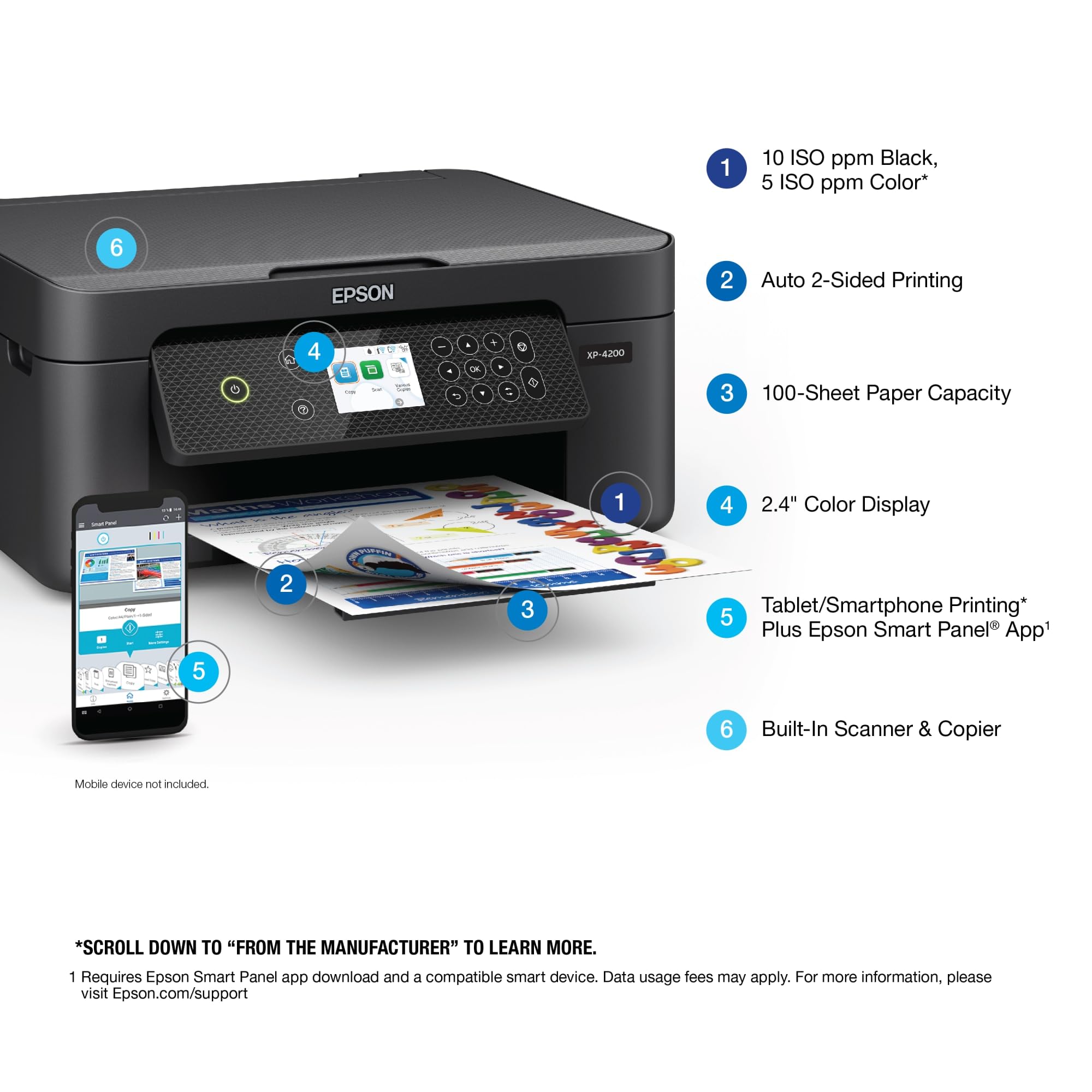 Impressora Epson Expression Home Xp-4200 Wireless Colorida Aio