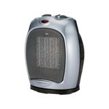 Aquecedor De Ambiente Amazon Basics Oscillating Ceramic 1500w Silver
