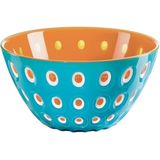 Tigela Bowl Guzzini 20cm Em Acrilico Le Murrine Azul/laranja 279420145