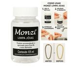 Limpa Jóias Ouro Puro 18k Platina Monzi 125ml Grande Liquido