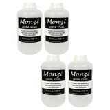 Kit 4 Limpa Jóias Monzi 1 Litro Grande 1000ml Limpeza Ouro
