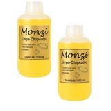 Kit 2 Limpa Chapeados Monzi 1 Litro Grande 1000ml Limpeza