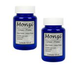 Kit 2 Limpa Prata 925 Monzi 125ml Liquido Limpeza Jóia