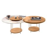 Kit Mesa De Centro Sky Cinamomo - Hb Móveis