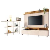 Estante Home Theater Artís Off White Cinamomo E Aparador Infinity Off White - Hb Móveis