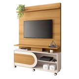 Estante Home Theater Órbis Cinamomo Off White - Hb Móveis