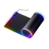 Mousepad Gamer Hyte Cnvs Rgb Deskmat Preto Bordas Qrgb Usb Type-c - Mat-hyte-cnvs-b U Unica Unica