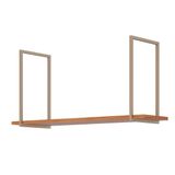 Prateleira De Cozinha Suspensa Estela 125cm Cinamomo - Mgm