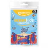 Fio Dental Powerdent Ocean Kids Powerfloss 24 Unidades