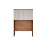Modulado De Quarto Armário Ponte Aéreo Casal/queen 167cm Rizon/linea C/ 4 Portas Cumaru/fendi 25 - Novo Horizonte