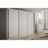 Guarda Roupa Casal 3 Portas De Correr E 6 Gavetas Paradizzo/palazzo Neve - Novo Horizonte