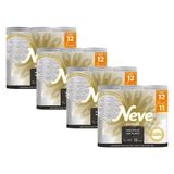 Kit 4 Papel Higiênico Neve Supreme Folha Tripla 12un Cada