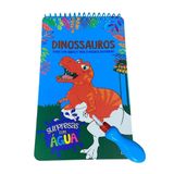 Surpresas Com Água: Dinossauro Kit Com Livro Desenhos+pincel