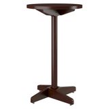Mesa De Jantar-bar Alta Redonda 60cm Multimóveis Cr50113 Castanho