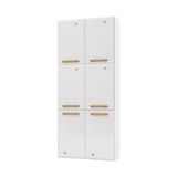 Paneleiro Duplo Para Cozinha De Aço Com 6 Portas 70cm Multimóveis Cr20363 Branco