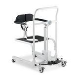 Cadeira de Transferência Multiuso com Elevação Eletrônica até 135 Kg Assento 48,5 cm D80 Dellamed