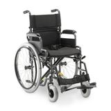 Cadeira De Rodas Aço Dobrável Até 120 Kg Tamanho 40 D400 Dellamed