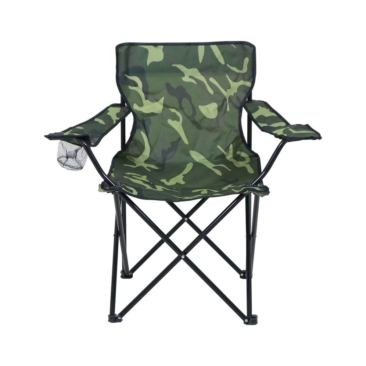 Cadeira Camping Bel Fix Araguaia Comfort Dobrável Porta Copo 48x77x80 Cm
